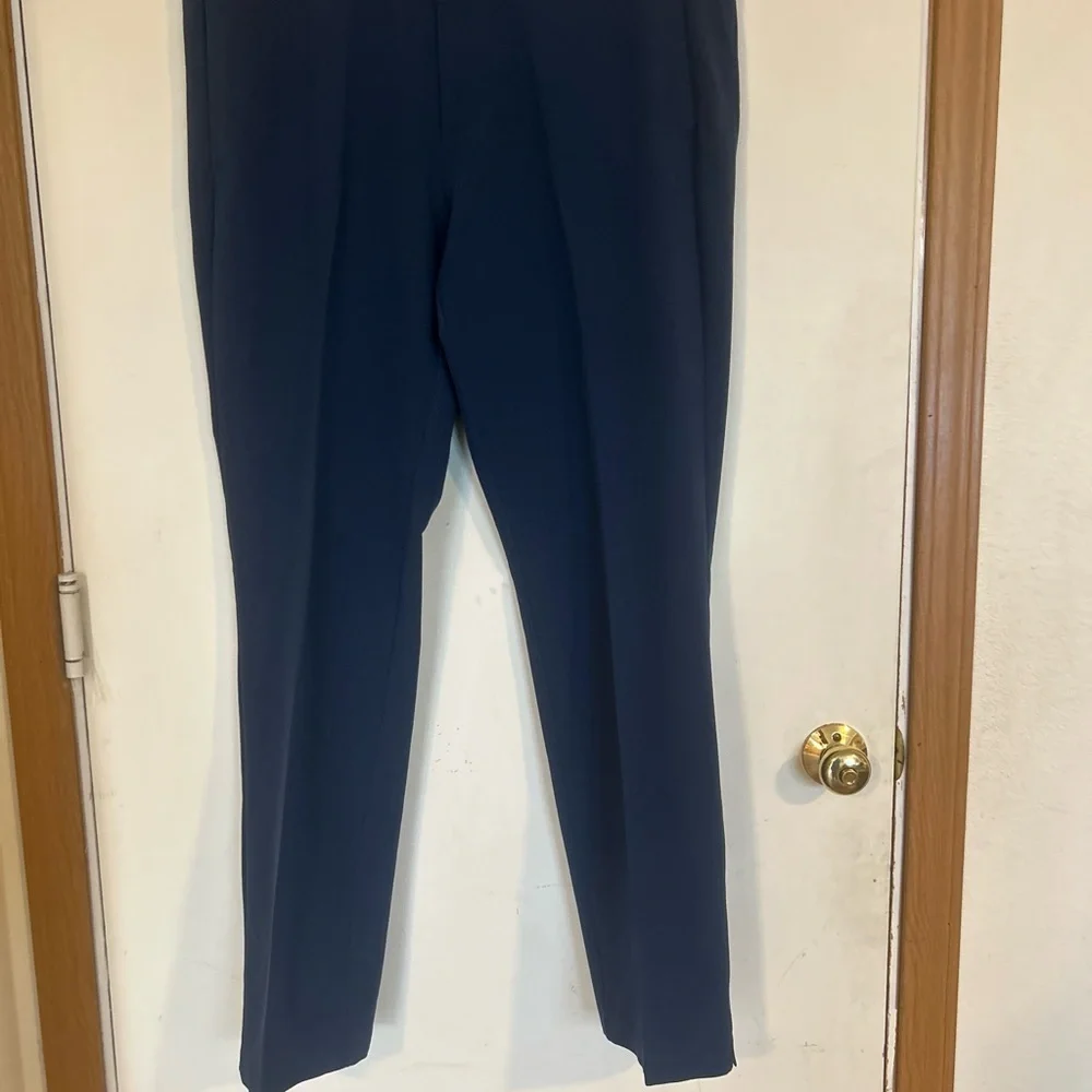 Adidas Golf Pants Blue Performance Lightweight 36X32